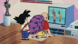 Son Goku nakrywa Boskiego Miszcza w Żółwiej Chacie